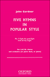 Fight the Good Fight SATB choral sheet music cover